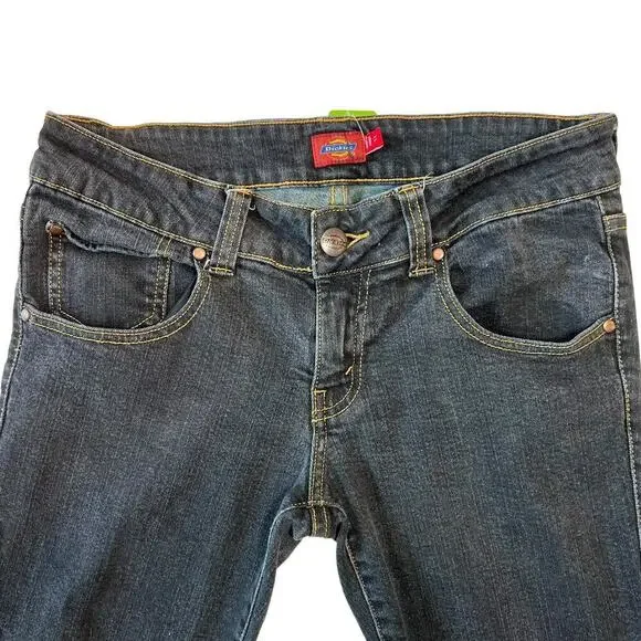 Vintage Dickies Black Denim Jeans Size 11 - Picture 2 of 5